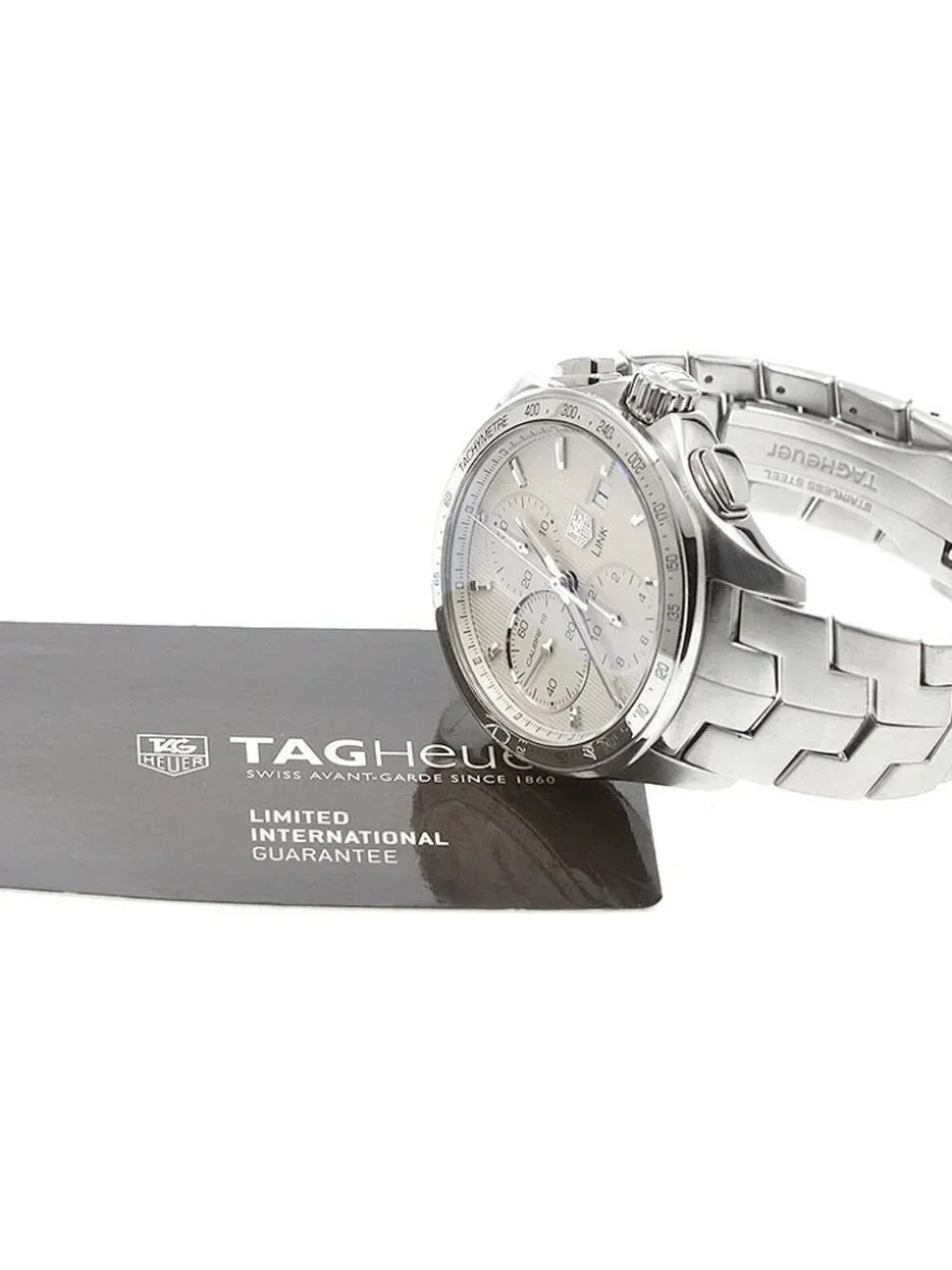 TAG HEUER Link CAT2011 Caliber 16 Chronograph Silver Dial Automatic Men's_973121